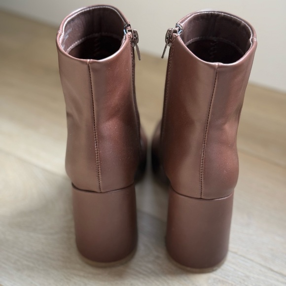Brown Ankle Booties - Picture 4 of 9